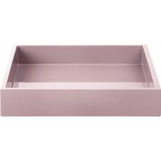 Mojoo Lux Lakeret Dekorationsbakke 19x19x3,5 cm Lavender Serveringsbakke