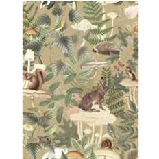 Tapeter Rebel Walls Tapete Wildlife Creek Fall Green