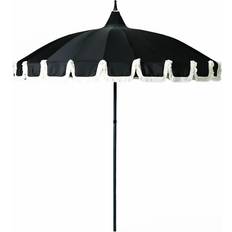 Garden Glory Parasol Black Fringe