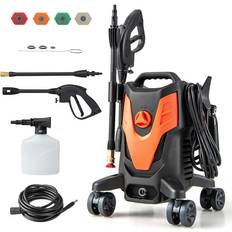 Pressure & Power Washers Hivvago 2400 PSI Electric Pressure Washer with 4 Universal Wheels