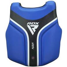 Leather Martial Arts Protection RDX Chest Guard AURA Plus T17 Blue Standard