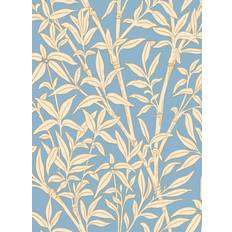 Tapeter Cole & Son Bamboo Forest Buttercup Yellow Cornflower Blue