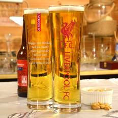 Personalised Liverpool Peroni Gift Beer Glass