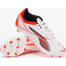 Syntetisk Fodboldstøvler Puma Ultra 5 Play Artificial Ground Football Boots - Hvid/Rød
