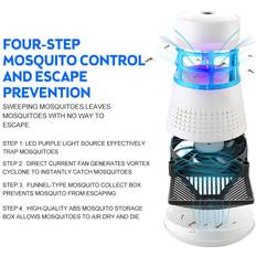 Tomtop Jms Outdoor Electric Mosquito Zapper with 7 LED Purple Light