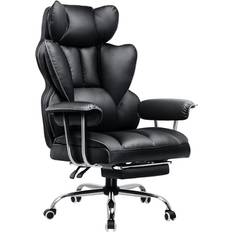 Gamingstol med fotstöd GTPLAYER Ergonomisk Gamingstol Med Teleskopiskt Fotstöd