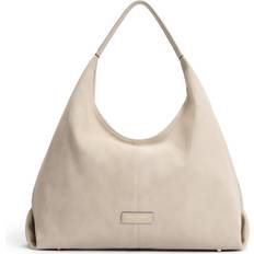 Isabel Bernard Honoré Grace Cream Suede Shoulder Bag - IB25093-170