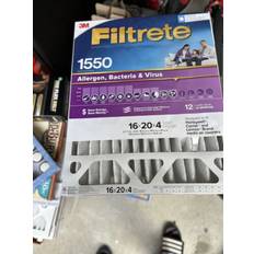 16 x 20 x 4 in 1550 MPR Bacteria Virus Air Filter 2 Piece