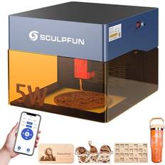 Carving Machines Sculpfun iCube Pro 5W Mini Portable Desktop Engraver Cutter