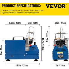 OEM Högtrycks PCP Luftkompressor Pump 4500PSI
