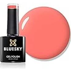 Coral Gel Polishes Bluesky Gel Nail Polish Peach Coral 10 ml - Bright Orange
