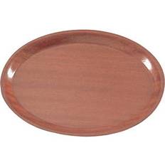 Serving Platters & Trays Grunwerg Oval Mahogany Serving Tray