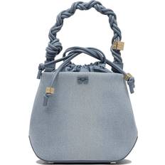Ganni Bou Bucket Bag Washed Denim Charms Faded Denim - Faded Denim