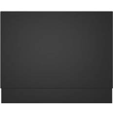 Bathtubs NRG Bathroom Wooden MDF Bath Panel 700mm Matt Black