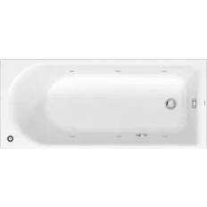 Whirlpool Bathubs Duravit D-Neo Whirlwanne Einbau 1 Rückenschräge 1600x700mm