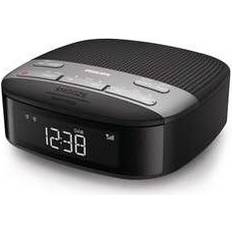Radio-Réveil TAR3505 Double Alarme Noir