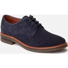 Blåa Derby Base London Mens Mawley Suede Derby Shoes - Mawley