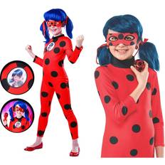 Rubies Miraculous Ladybug Deluxe Kinder Kostüm und Augenmaske Größe L