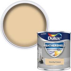 Dulux Weathershield County Cream Masonry Paint 250Ml Tester Pot Beige