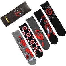 Heroes Inc Deadpool Logo and Pose Socks - Multicolour