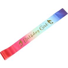 Babies Sashes HKHBJS Graduated Color Satin Baby Shower Sash