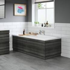 Artis Grey Wood Side & End Bath Panel Pack 1700/750mm