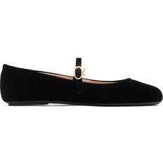 Gianvito Rossi Carla Velvet Ballerinas - 5mm