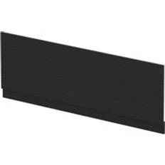 Black Bathtubs Balterley 1700mm Bath MFC Front Panel & Plinth Woodgrain Charcoal Black