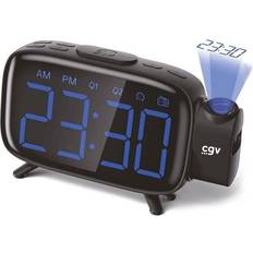 Väckarklockor CGV Radio Réveil Avec Projection De L'Heure CR-P10