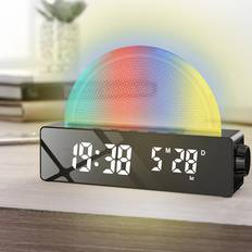 Tooarts Colorful Alarm Clock Morning Wake Up Alarm Sunrise Simulator