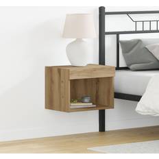 Brown Wall Cabinets vidaXL Cabinets with LED Lights 2 pcs Wall Cabinet