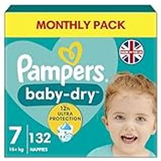 Pampers Baby-Dry Size 7 15kg 100% Leak-Free Night
