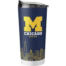 Logo Brands Michigan Chicago 20 oz Powder Coat Tumbler