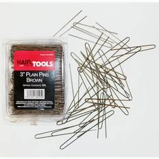 Brown 3 Plain Pins x500