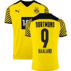 Bundesliga Game Jerseys Puma Borussia Dortmund Home Shirt Kids Haaland 9
