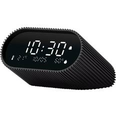 Lexon Alarm Clocks Lexon Ray LCD Digital Alarm Clock Black