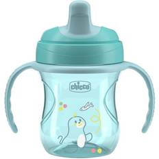 Chicco Spillfria muggar Chicco Training Cup 6m+ Träningsmugg Med Handtag
