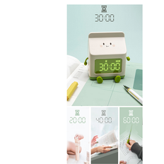 Pink Alarm Clocks Melitt Milk Carton Alarm Clock Pink