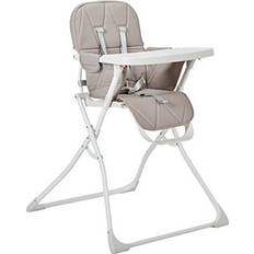 My Child Hideaway Compact Folding Highchair Heather Grey