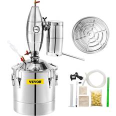 Gummifötter Bryggsystem VEVOR Alkohol Destillierer 20L Schnapsbrenner