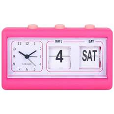 Karlsson Alarm Clock Data Flip Rose 6.4 x 11.5 x 19 cm