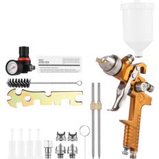 KKmoon Geevorks HVLP Spray Gun Painting Gravity-Feed Airbrush Paint Spray Tool