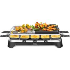 Autres Appareils de Cuisine Tefal Raclette Pierrade 3 en 1 Noir Inox 1350W 10 Personnes RE45A812