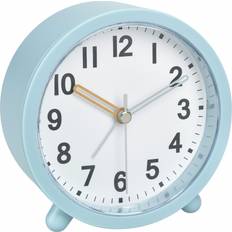 Alarm Clocks TFA Dostmann Quarz Wecker Türkis Blau Alarmzeiten 1 Schleichendes Uhrwerk 60.1043.20