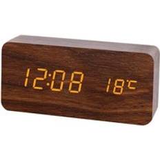 Alarm Clocks AlwaysH Led Digital Wooden Alarm Clock