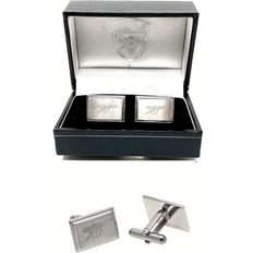 Arsenal FC Arsenal Kanone Crest Graviert Edelstahl Herrenhemd Manschettenknöpfe Geschenk - Silber