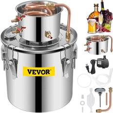 Gummifötter Bryggsystem VEVOR 5 Gal Water Alcohol Distiller ZLSJ5GALDTDB00001V1