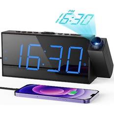 Alarm Clocks ROCAM Projection Alarm Clock Blue