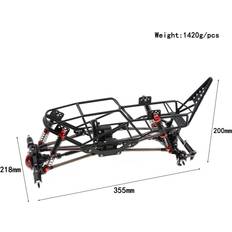 Goolrc Car Chassis Frame Metal Pipe Rack