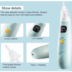 Gröna Nässugar Zeblaze Handheld Electric Baby Nasal Aspirator 3 Suction Levels Green